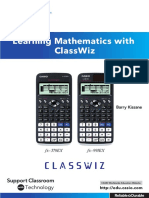 Aprendendo Matemática Com Casio FX991EX Classwiz (Ingles) PDF
