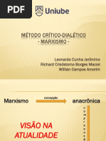 Método Crítico-Dialético - APRESENTAÇÃO