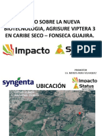 Ensayo Sobre La Nueva Biotecnologia, Agrisure Viptera Fonseca