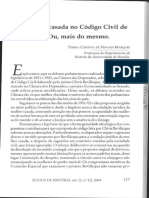 A Mulher Casada No CC 1916 - Teresa Cristina de Novaes Marques PDF