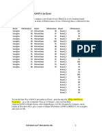 Example 1: One Way ANOVA in Excel: 2010 Adi-Nv, Inc. 1