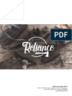 Reliance Leather Works Catalog
