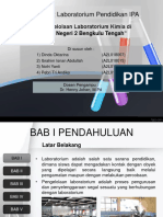 Manajement Laboratorium Pendidikan IPA: "Pengelolaan Laboratorium Kimia Di SMA Negeri 2 Bengkulu Tengah "