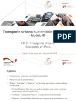 Transporte Urbano Sustentable en El Mundo