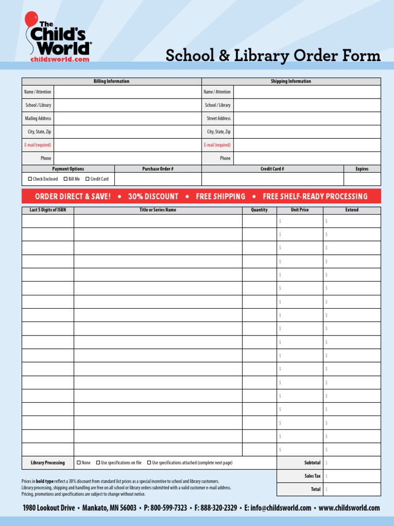 Order Form Spring 2019 | PDF | Barcode | Credit Card