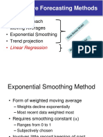 Quantitative Forecasting Methods in 40 Characters