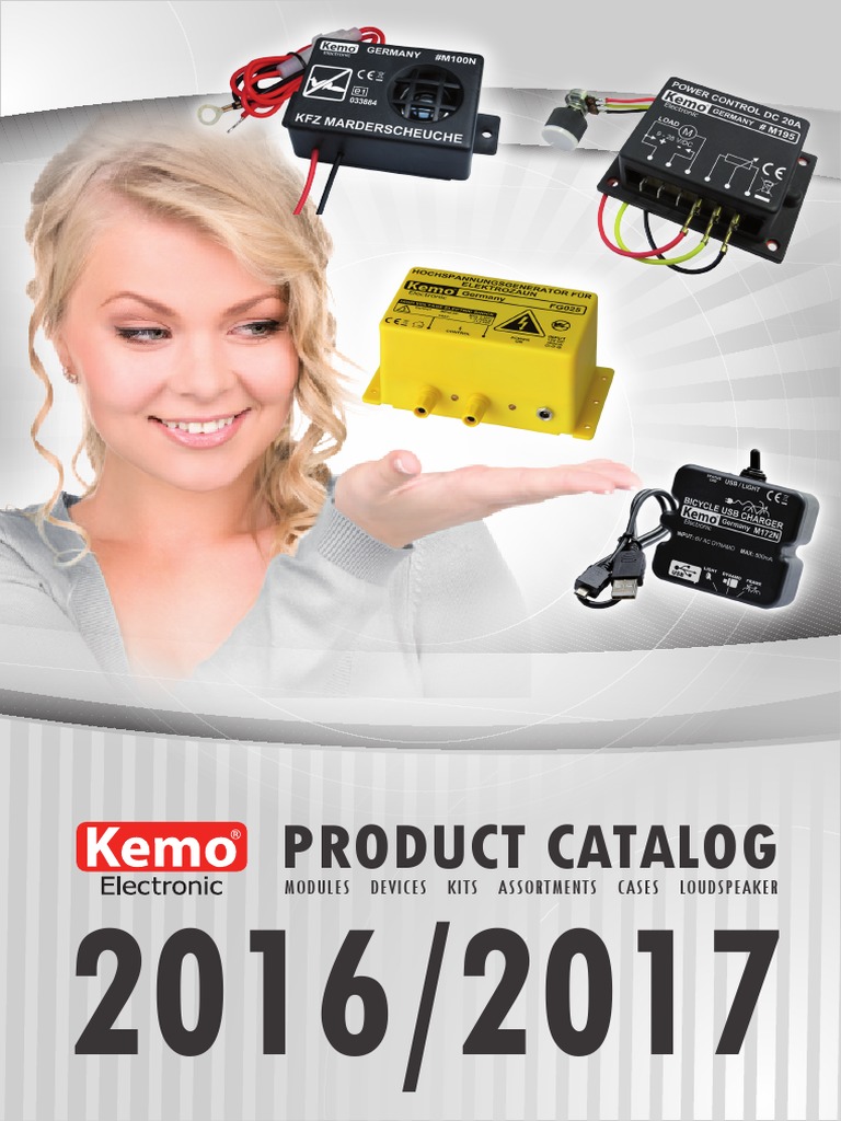 Kemo Electronic Product Catalog 2016/2017 | PDF | Battery Charger ...