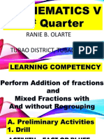 Adding Fractions and Mixed Fractions With or With Out Regrouping