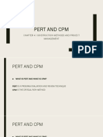 Pert and CPM: Chapter 4: Construction Methods and Project Management