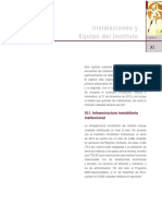 Instalaciones y Equipo Del Instituto PDF