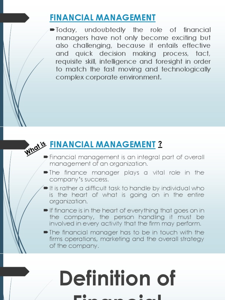 Intro Financial Management Pdf Financial Markets Capitalism