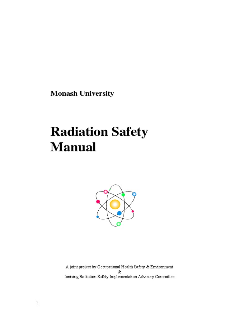 Radiation Safety Manual PDF PDF Neutron Gamma Ray