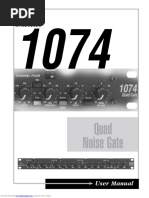 Quad Noise Gate: User Manual