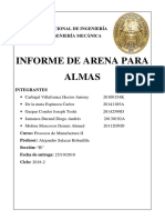 Informe de Ensayos para Arena