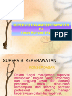 SUPERVISI Dalam KEPERAWATAN