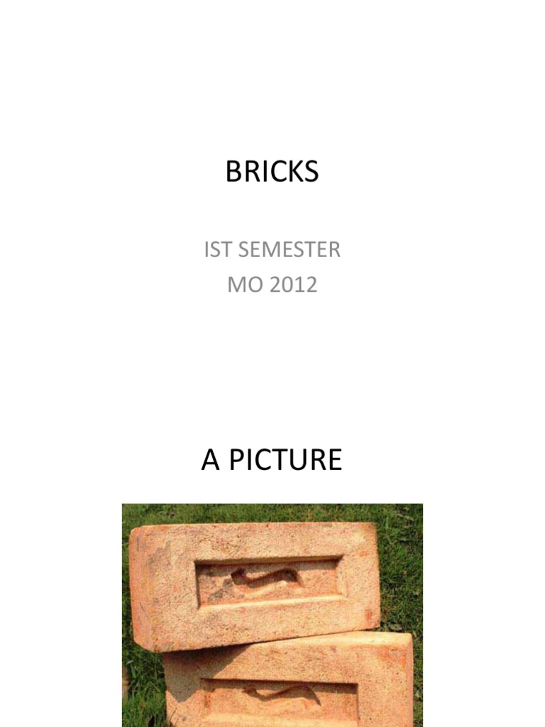 Brick Works Pdf Architectural Elements Economic Sectors
