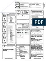 D&D 5E - Ficha de Personagem Completável Anão Diplomata