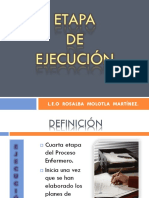 Ejecución y Evaluación