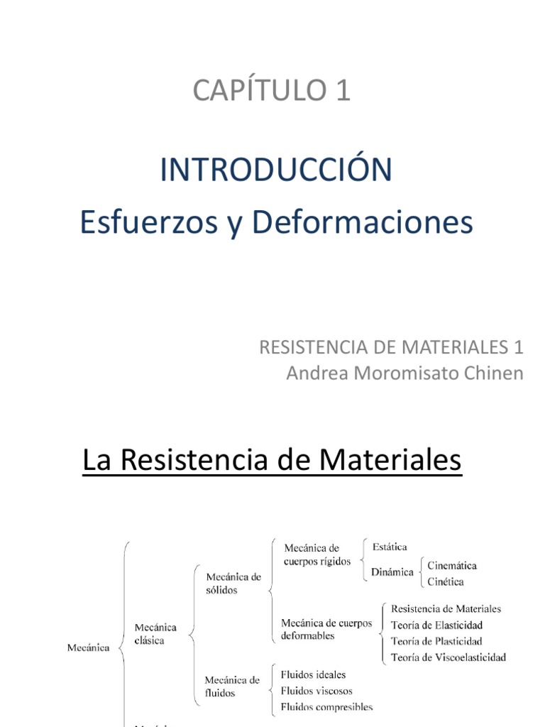 Esfuerzos y Deformaciones en Materiales | PDF | Resistencia de ...