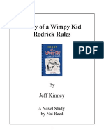 Diary of A Wimpy Kid Rodrick Rules Novel Study Preview