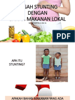 Cegah Stuntung Dengan Bahan Makanan Lokal By. Feny Kartika