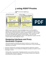 Interfacing Using ABAP Proxies: Designing Interfaces and Proxy Generation Purpose