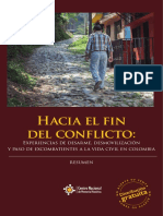Hacia El Fin Del Conflicto PDF