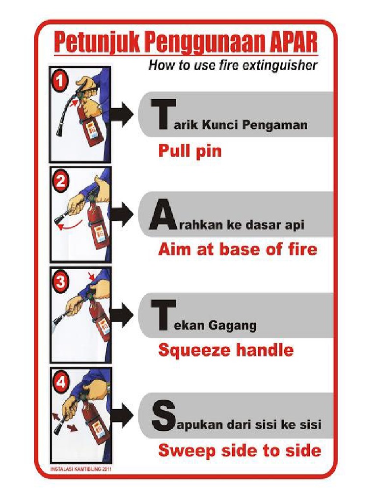 Petunjuk Penggunaan APAR | PDF
