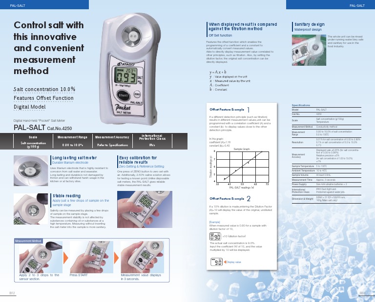 Salt Meter Guide en v03 | PDF | Seawater | Salinity