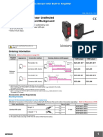 E3Z-LS: Distance-Settable Sensor Unaffected by Workpiece Color and Background