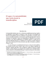 El agua y la sustentabilidad