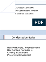 Condensation in Electrical Substation