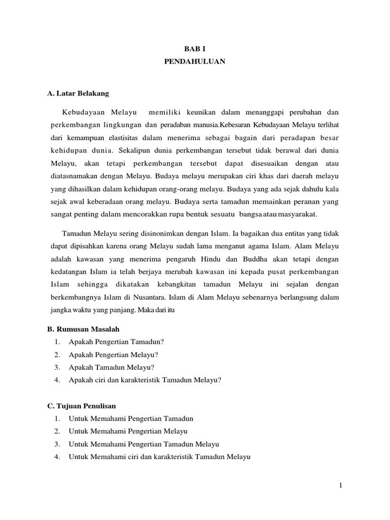 Tugas Konsep Tamadun Pdf