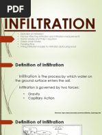 INFILTRATION