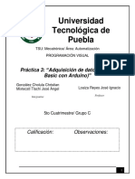 Adquisición de datos con Visual Basic y Arduino