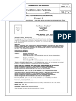 Formato # 4 Modelo CV Cronológico-Funcional