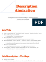 Job Description Optimization