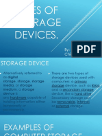 Types of Storage Devices