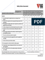 Safety Culture Assesment