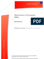 Observatory of European Smes: Fieldwork of The Survey