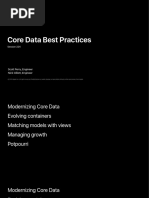 224 Core Data Best Practices PDF