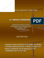 Congestive Heart Failure: Dr. Meriah Sembiring .Spa