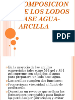 Composicion de Los Lodos Base Agua-Arcilla
