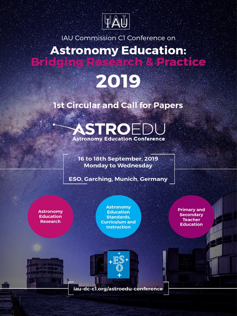 Astronomy Education Conference 2019 | PDF | Change | Cognition
