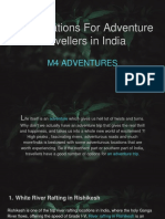 Top Locations For Adventure Travellers in India: M4 Adventures