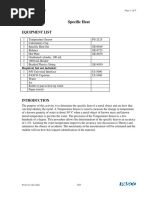 Identifying Unknown Metal via Specific Heat | PDF | Heat | Mole (Unit)