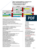 JUET - Academic Calendar Odd Sem July To Dec 2018 PDF