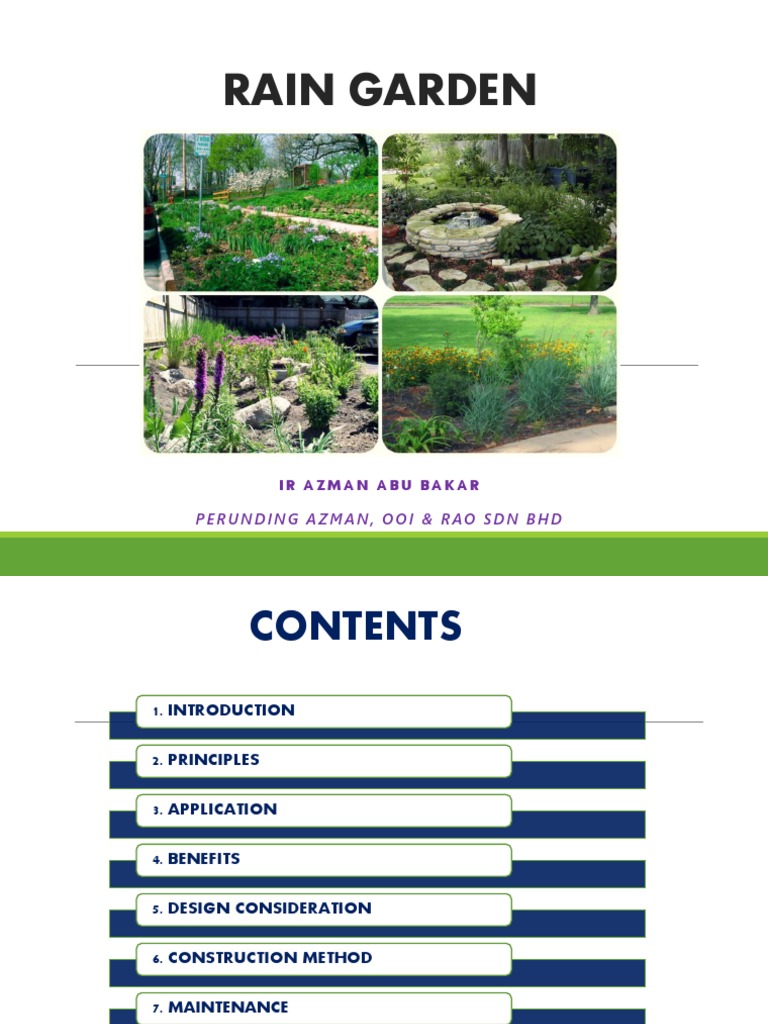 6 Rain Garden PDF Stormwater Surface Runoff