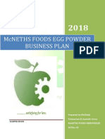 McNETHS FOODS Egg Powder Business Plan