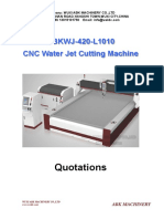 CNC Table Waterjet Cutting Machine